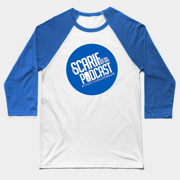 Scarif Round Logo Baseball T-Shirt by Scarif Podcast